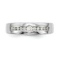 thumbnail image 2 of Auriga 14K White Gold Diamond Complete Channel Band for Mens Size 10 (0.27ct, Clarity- I1), 2 of 6
