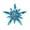 Blue, variant on LYMAYTER Party Brooch Shining Rhinestones Brooch Pin - Fine Workmanship, Colorful Irregular Star Shape, Costume Accessory