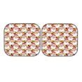 thumbnail image 7 of Haiem Santa Claus bells Car Windshield Sun Shade (2 Pieces) Foldable Windshield Sun Shade Car Accessories for Truck SUV Pickup-Small, 7 of 7