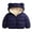 Blue, variant on Canrulo Toddler Kids Baby Boy Girl Bear Hooded Coat Winter Thick Jacket Winter Outwear Blue 12-18 Months