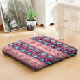 thumbnail image 4 of 22in Boho Meditation Pillow Square, Dutch Velvet Cushion for Yoga, Lounging and Decor Accent, 4 of 7