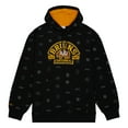 thumbnail image 2 of Men's Mitchell & Ness Black Boston Bruins 100th Anniversary Allover Print Pullover Hoodie, 2 of 4