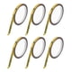 thumbnail image 1 of Cinta de rayas Unique Bargains 164.04ft x 0.2" Calcomanías de rayas para coche, motocicleta y barco, calcomanías DIY de rayas de carrera Oro láser 6 piezas, 1 of 1