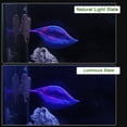 thumbnail image 4 of Unique Bargains Betta Fish Bed Set Betta Leaf Bed Silicone Betta Hammock Glowing Aquarium Decor Betta Fish Supplies Blue, 4 of 7