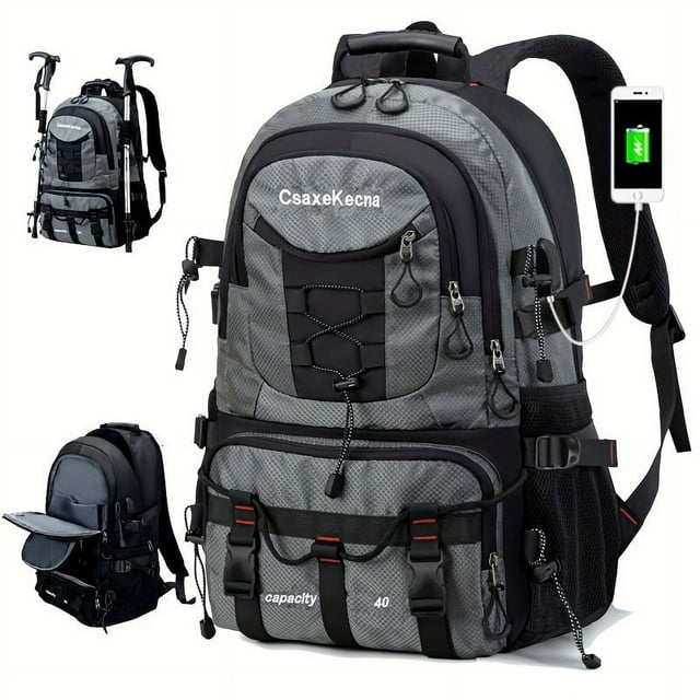40L Waterproof Lightweight Travel Backpack: Perfect for Outdoor Hiking & Camping!