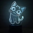 thumbnail image 3 of 3D Optical Illusion LED Night Light , Boy Girl Kids Baby Sleep Desk Lamp Touch Control 7 Color Change USB Powered for Home Decorations or Holiday Gift, 3 of 4