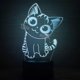 thumbnail image 3 of Night Light Optical Illusion 3D LED Night Light, Boy Girl Kids Baby Sleep Desk Lamp Touch Control 7 Color Changes USB Powered for Home Decorations or, 3 of 4