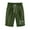 Olive Green, variant on Odeerbi Bermuda Shorts For Women Cotton Linen Shorts Large Size Printing 2025 Casual Pants Light Blue