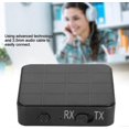 thumbnail image 3 of Bluetooth Receiver 2 In 1 Bluetooth Transmitter Professional For Non-bluetooth Tv Stereo System For Home Use(1pcs, Black), 3 of 5