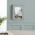 thumbnail image 4 of Gymax Armoire-Miroir Murale avec Tablette Réglable, Gris, 4 of 10