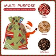 thumbnail image 6 of Fuzoiu Cartoon Fire Truck Print Christmas Gift Bag,Burlap Gift Bag with Drawstring Closure & Hang Tag,Perfect for Holidays, Birthdays, and Special Occasions-Small, 6 of 6