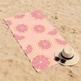 thumbnail image 6 of huayou Fruit Print Durable Soft Cozy Beach Towel, Lightweight Absorbent Multi-Use Towel for Beach Travel Swimming and Gym Activities, 55.12 x 27.56 inch, 6 of 6