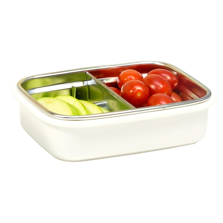 Innobaby Keepin' Fresh Stainless Steel Divided Bento Snack Box with Lid for  Kids and Toddlers - BPA Free, 11 oz.