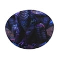 thumbnail image 1 of Disketp Fantasy Dragon In Cathedral Funda Redonda para Taburete, Funda de Cojín para Silla de Bar Suave y Elástica-14 inch, 1 of 7