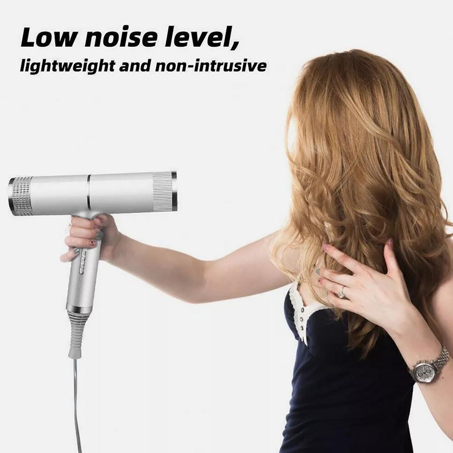Professional 2500W Ionic Hair Dryer with Diffuser – High-Speed, Lightweight Blow Dryer for Women, Fast Drying, Anti-Frizz & Healthy Hair Care