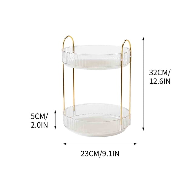 Creative 360 ° Rotation To Control Shelf Height Cosmetic Storage Box For Storing Cosmetics And Seasonings