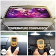 thumbnail image 3 of Hazbin Hotel Angel Dust Car Windshield Sunshade Umbrella Foldable Reflective Sun Visor Front Window Cover Protector Accessories, 3 of 8