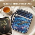 thumbnail image 7 of FOR U DESIGNS Galaxy Turtle Pattern Bible Case Multifunctional Bible Carrier Tote Bag Church Bags Bible Journaling Supplies Protective Church Organizer Holder Bag, 7 of 7