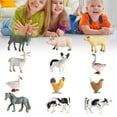 thumbnail image 4 of 12x Realistic Animal Figures Miniature Figurines Playset for Educational Farm Animals, 4 of 9