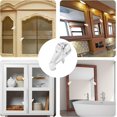 thumbnail image 2 of EcoNesxp Screen Clip Mirror Bracket Clip MM Clear Cabinet Glass Fixing Clip Kit Picture Frame Backing Clip 4mm Clear Cabinet Glass Fixing Clip Kit, 2 of 5