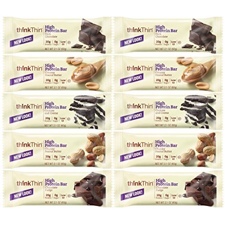 thinkThin High Protein Super Variety Pack, Pack of 10