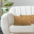 thumbnail image 2 of Mustard Yellow Cream Dots Lumbar Pillow Covers 12x20 Set of 2 Boho Design Polka Dot Print Throw Pillows Modern Outdoor Decorative Pillowcase Rectangle Linen Cushion Cases Decor for Sofa Couch Bed, 2 of 6