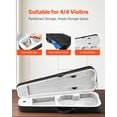 thumbnail image 4 of Sturdy Nylon 4/4 Violin Case – Full Size Anti-Scratch Travel Carrying Bag for Musicians, 4 of 11