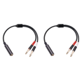 thumbnail image 1 of 1/4 TRS A TS Cable Estéreo Línea Mono para Mezcladores, 1 of 7
