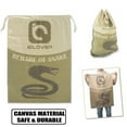 thumbnail image 2 of 2WIN2BUY Snake Bag with Drawstring, 20" x 28" Heavy Duty Large Snake Hunting Pouch with Sewn Bottom Corners for Moving Transporting Capturing Hunting Catching Snakes Reptiles, 2 of 7