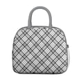 thumbnail image 2 of Sac à Lunch Fusion Rayé et à Carreaux – Design Rustique à Carreaux, Sac Isotherme Réutilisable pour Travail et École, 2 of 3