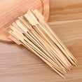 thumbnail image 4 of 200Pcs Bamboo Paddle Pick Skewers Roasting Sticks for Fruit BBQ Use, 4 of 6