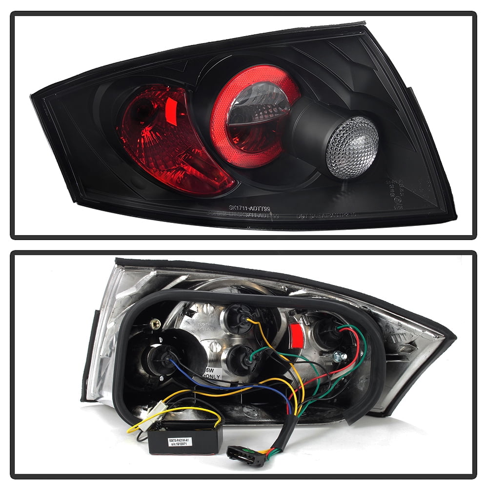 Black 1999-2006 Audi TT Quattro Tail Lights Brake Lamps 99 00 01 02 03 04 05 06