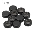 thumbnail image 3 of Uxcell M10 15x6mm Lamp Finial Cap Knob Flat Screw Cap Nut Female Thread Light Fixtures Decoration Black 10 Pack, 3 of 6