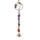 thumbnail image 1 of 7 Color Stone 7 Color Crystal Stone Hand Woven Pendant, 1 of 7