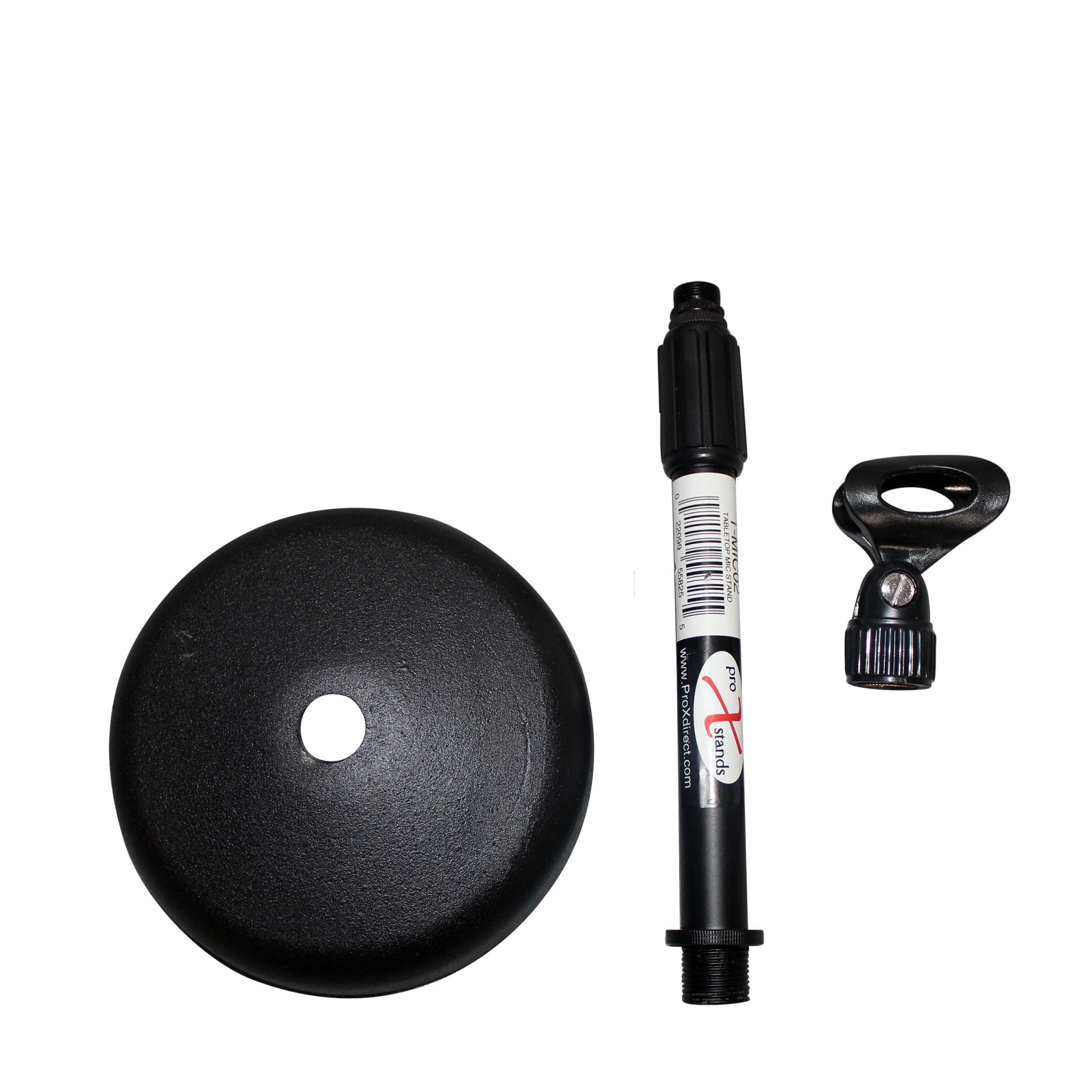 ProX T-MIC02 Desktop Microphone Stand with 6" Round Base