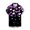 Purple, variant on Men's Valentine's Day T-Shirt Short Sleeve Casual Cuba Beach Summer Button Up Lapel Shirts,Valentine's Day Gift for Him Hot Pink