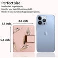 thumbnail image 4 of Women's Short Purse Leather Medium Wallet Leaf Bifold Card Coin Holder Small Purses Buckle Zipper Clutch, 4 of 8