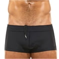 thumbnail image 2 of Kakii Mens Basic Classic Swim Briefs Padded Bikini Swimwear Triangle Swimsuit Bikini Bottoms Low Rise, 2 of 5