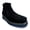 Black Blue S, variant on Men's Square Toe Leather Double Zipper Cowboy Petatillo Boot