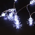 thumbnail image 2 of 10 LEDs Warm White Light Source PVC 2xAA pumpkin lamp Battery Halloween Pumpkin Ghost Scary Lamp Series, 2 of 3