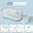 White, variant on Ckraxd Food Grade Ice Box, Easy Demolding, 64-Grid Double-Layer Ice Maker, Clear Design, Includes Tray and Shovel, for Home Use