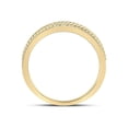 thumbnail image 4 of 14kt Yellow Gold Mens Round Diamond Wedding Rope Band Ring 1 Cttw, 4 of 4