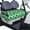 St. Patrick-20, variant on Vibrant Flowers 51" x 31" Golf Cart Bench Seat Cover, Adds a Pop of Color and Protection to Front Seats on Golf and Personal Carts