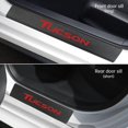 Car Door Sill Protector MMF7 Compatible with Hyundai Tucson, Door Sill