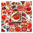 thumbnail image 1 of Stickers Tomato, 50 unidades, bonitas calcomanías de frutas con dibujos animados para computadora po, 1 of 2