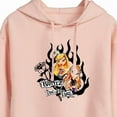 thumbnail image 3 of Bratz - Hearts & Flames in a Frame - Juniors Cropped Pullover Hoodie, 3 of 5