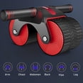 thumbnail image 4 of Abdominal Roller Wheel Set Automatic Rebound Aabdominal Wheel Portable Wheels Roller Abdominal Exerciser Professional Roller Wheel Exercise Equipment for Beginners Core Workouts, 4 of 9