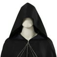 thumbnail image 5 of Hvyesh Men and Women Gothic Hooded Cloak Renaissance Robe Witch Halloween Cosplay Custume, 5 of 5