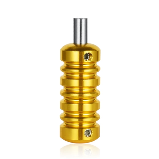 Aleación cómoda antideslizante antideslizante empuñaduras salón mango de agujas cuerpo parte del cuerpo manijas agarrar herramientas accesorios dorado 21mm Scienceny CE001306-03