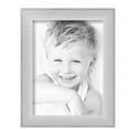 thumbnail image 2 of ArtToFrames 9" x 12" Metro Ice Silver Black Picture Frame, 9x12 inch Silver Wood Poster Frame (WOM-5247),  Pack, 2 of 7